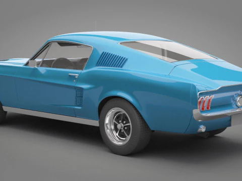 Generic Old Car 02 3D Model