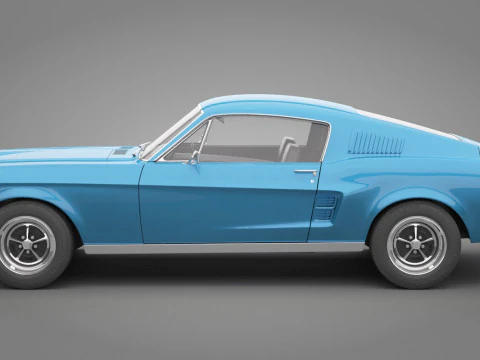 Generic Old Car 02 3D Model