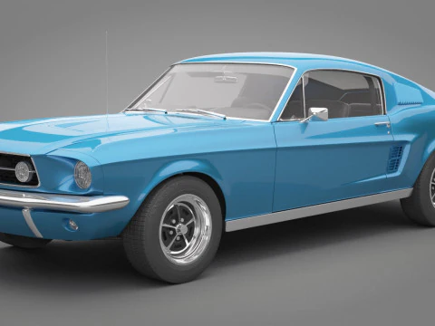 Generic Old Car 02 3D Model