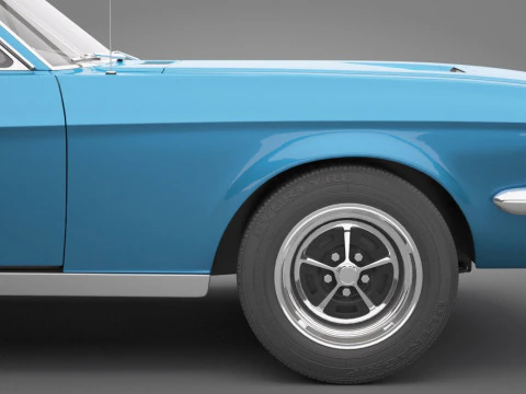 Generic Old Car 02 3D Model