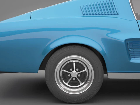 Generic Old Car 02 3D Model
