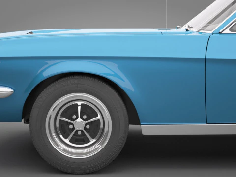 Generic Old Car 02 3D Model
