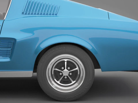 Generic Old Car 02 3D Model