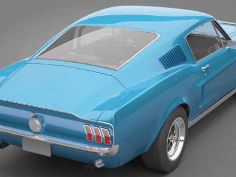 Generic Old Car 02 3D Model