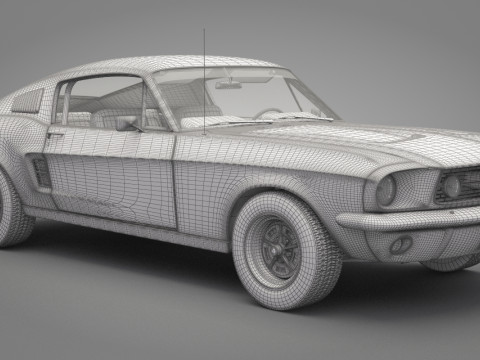 Generic Old Car 02 3Dモデル