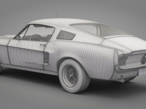 Generic Old Car 02 3Dモデル
