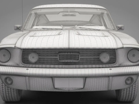Generic Old Car 02 3D Model