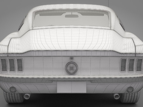 Generic Old Car 02 3Dモデル