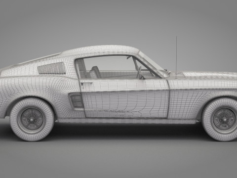 Generic Old Car 02 3Dモデル