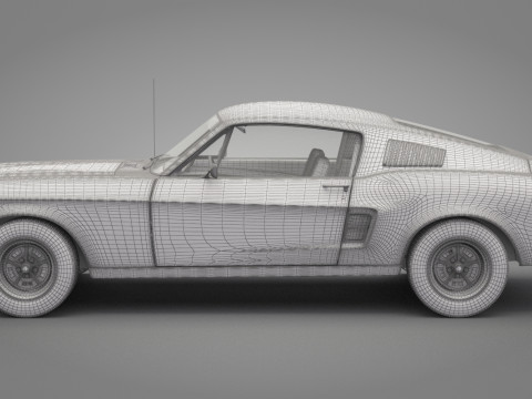 Generic Old Car 02 3Dモデル