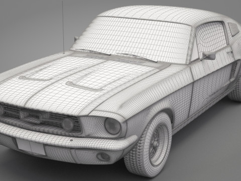 Generic Old Car 02 3Dモデル