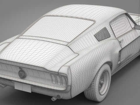 Generic Old Car 02 3Dモデル