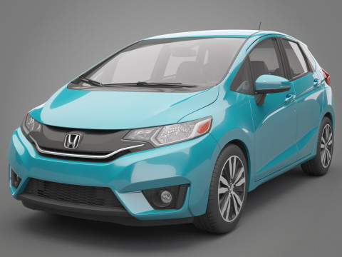 Honda Fit 2015 3D Model