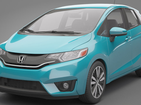 Honda Fit 2015 3D-Modell