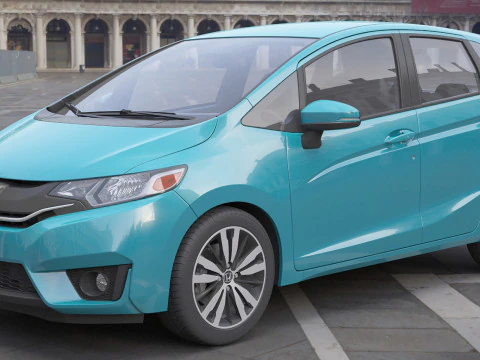 Honda Fit 2015 3D Model