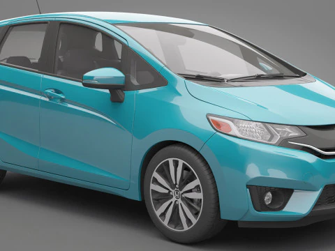 Honda Fit 2015 3D Model