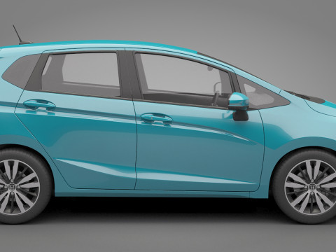 Honda Fit 2015 3D-Modell