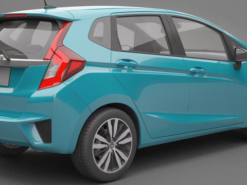 Honda Fit 2015 3D-Modell