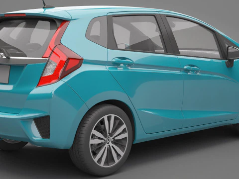 Honda Fit 2015 3D Model