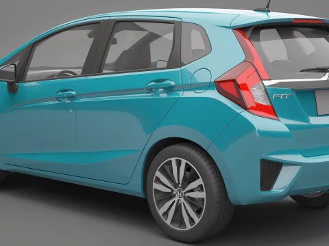 Honda Fit 2015 3D Model