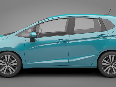 Honda Fit 2015 3D Model