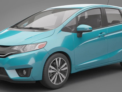 Honda Fit 2015 3D Model