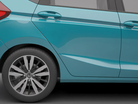 Honda Fit 2015 3D Model