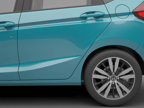 Honda Fit 2015 3D Model