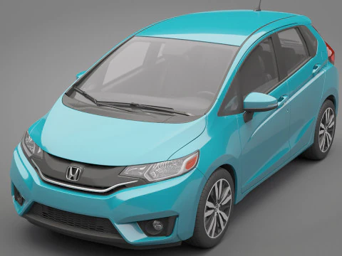 Honda Fit 2015 3D Model