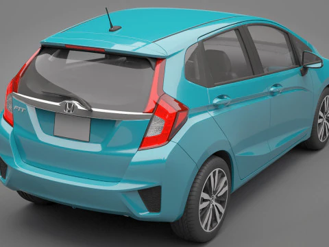 Honda Fit 2015 3D Model