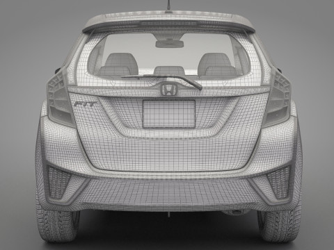 Honda Fit 2015 3D-Modell