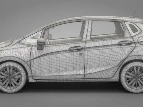 Honda Fit 2015 3D-Modell