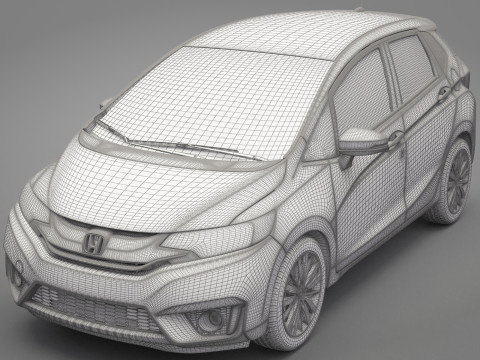 Honda Fit 2015 3D-Modell