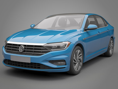 Volkswagen Jetta 2018 3D Model