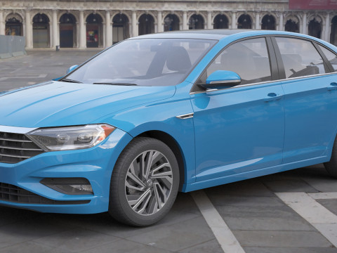 Volkswagen Jetta 2018 3D Model
