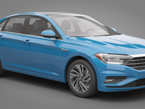 Volkswagen Jetta 2018 3D Model