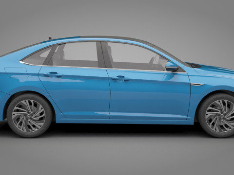 Volkswagen Jetta 2018 3D Model
