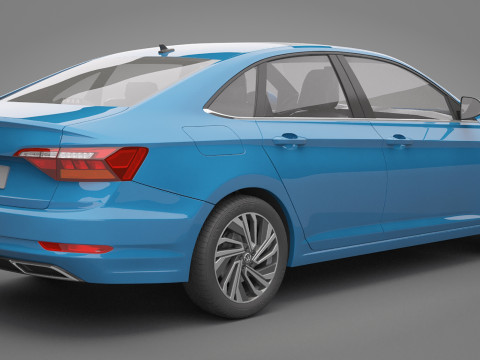 Volkswagen Jetta 2018 3D Model