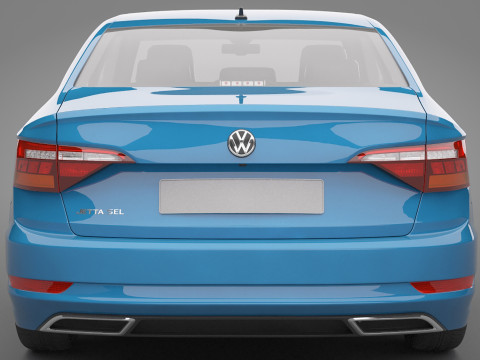 Volkswagen Jetta 2018 3D Model