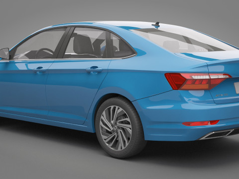 Volkswagen Jetta 2018 3D Model