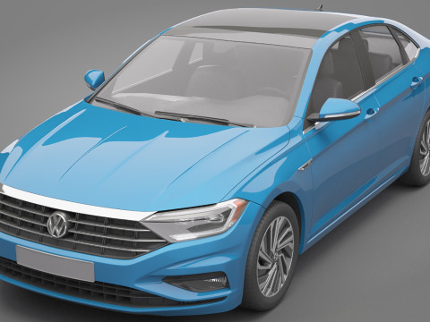 Volkswagen Jetta 2018 3D Model