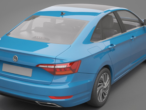 Volkswagen Jetta 2018 3D Model