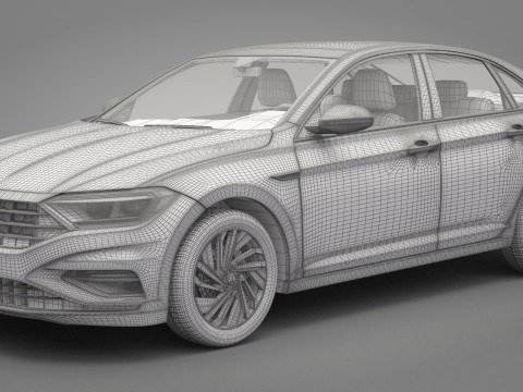 Volkswagen Jetta 2018 3D Model