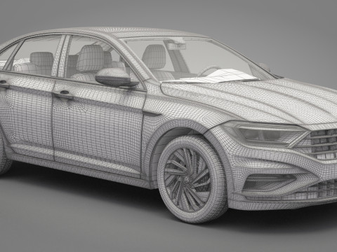 Volkswagen Jetta 2018 3D Model