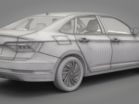 Volkswagen Jetta 2018 3D Model