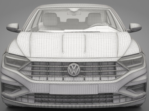 Volkswagen Jetta 2018 3D Model