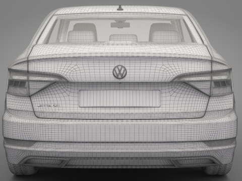 Volkswagen Jetta 2018 3D Model