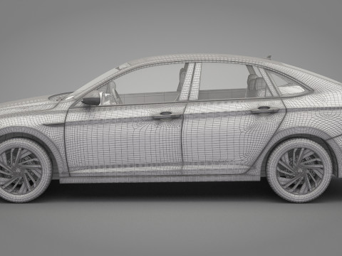 Volkswagen Jetta 2018 3D Model