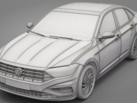 Volkswagen Jetta 2018 3D Model