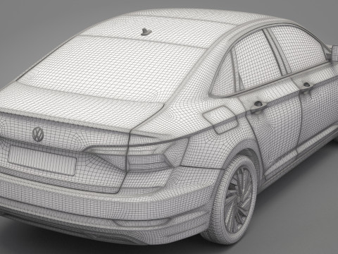 Volkswagen Jetta 2018 3D Model